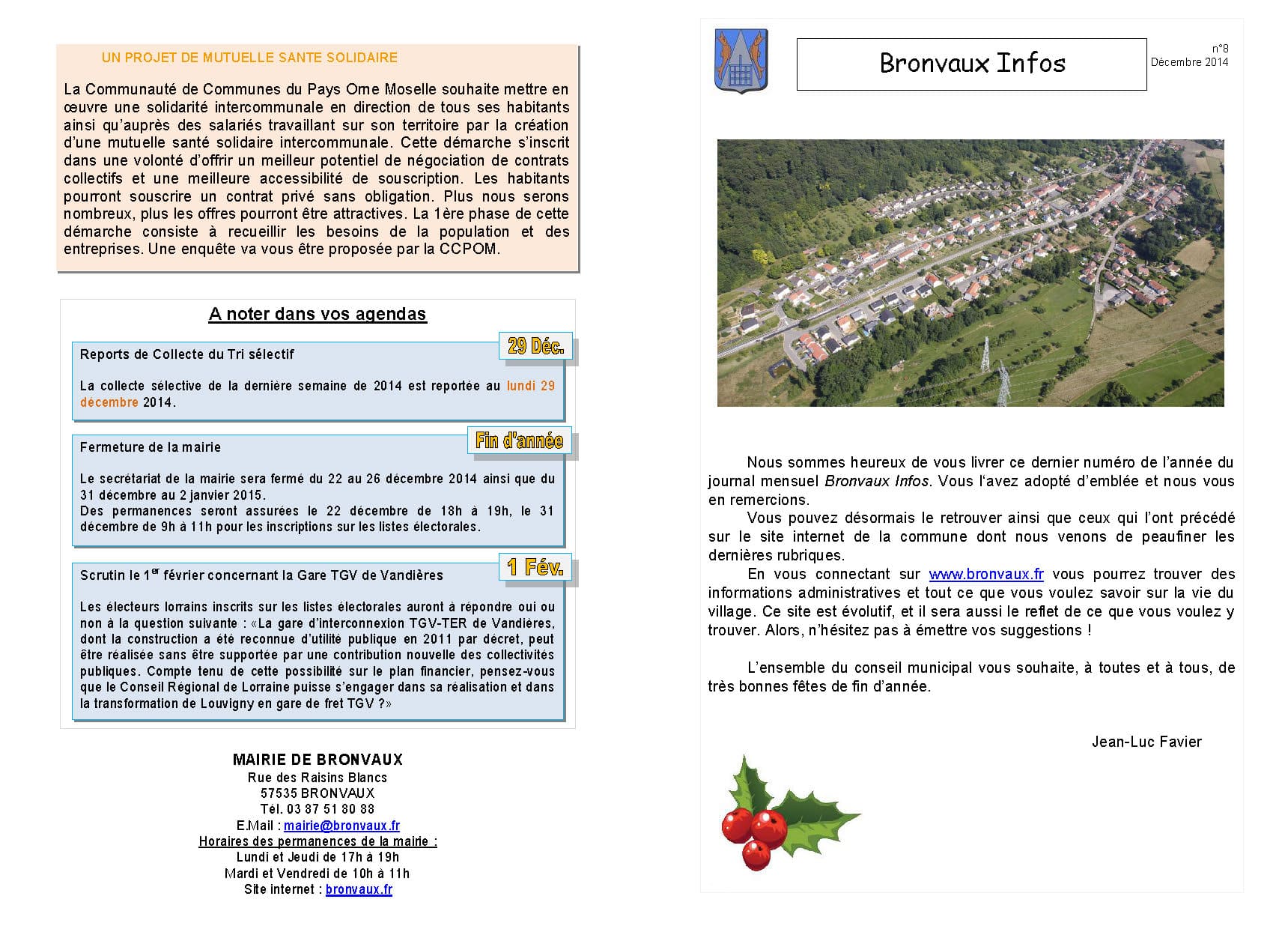 Bronvaux Infos décembre 2014