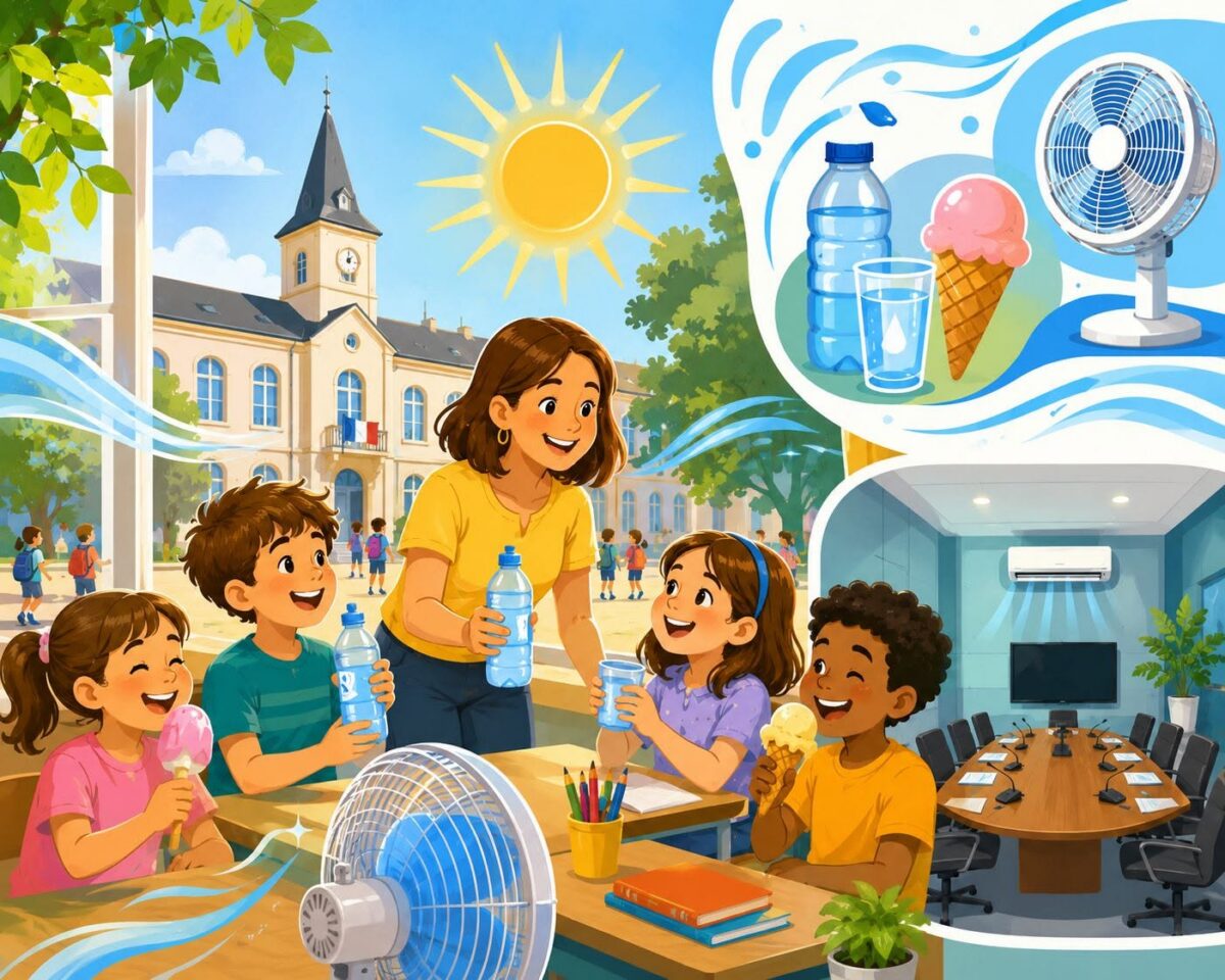 Point d'information – École de Bronvaux - Canicule